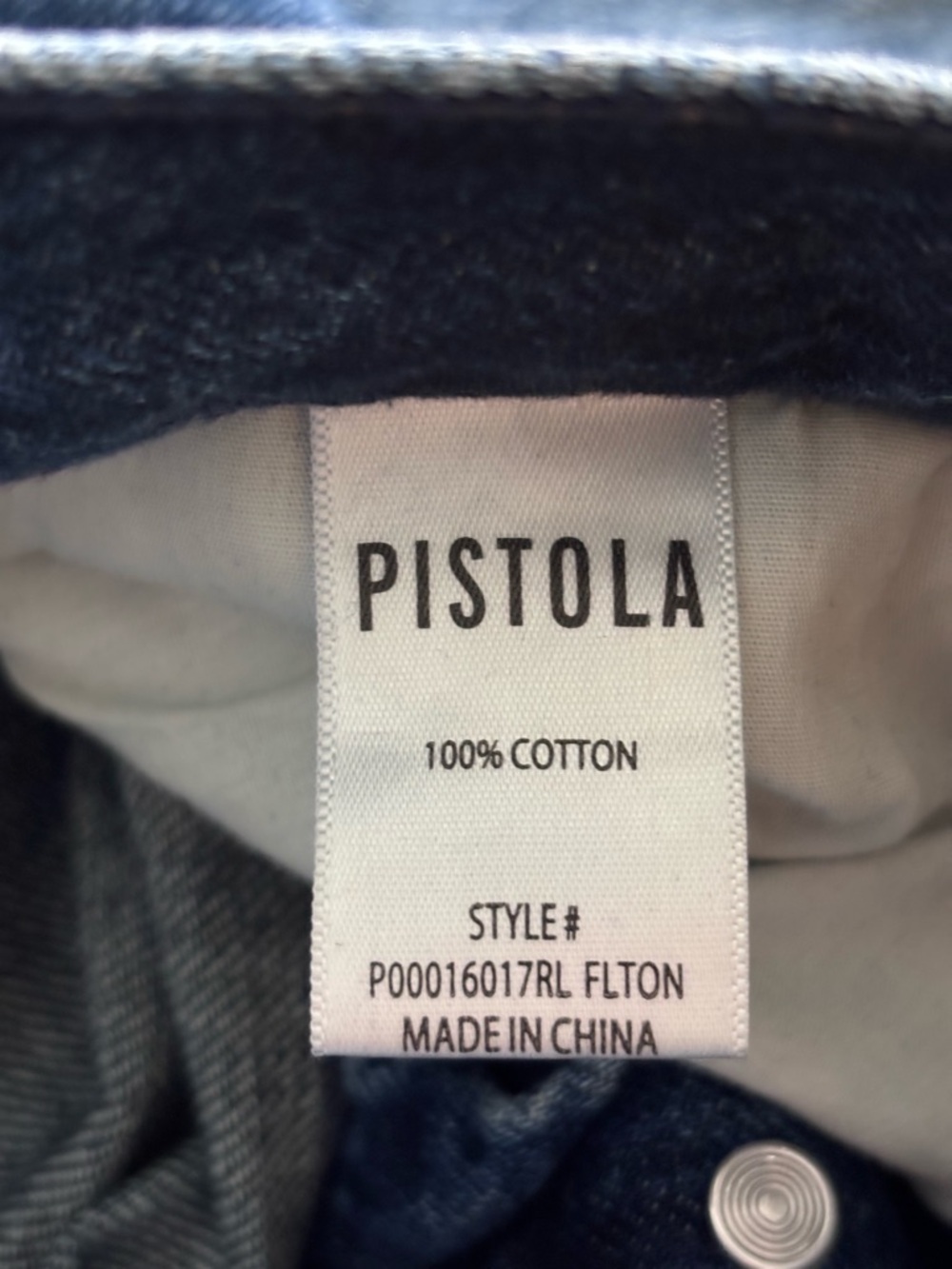 Pistola Ryder High Rise Cuffed Straight Jeans Fulton 26 - Picture 6 of 14